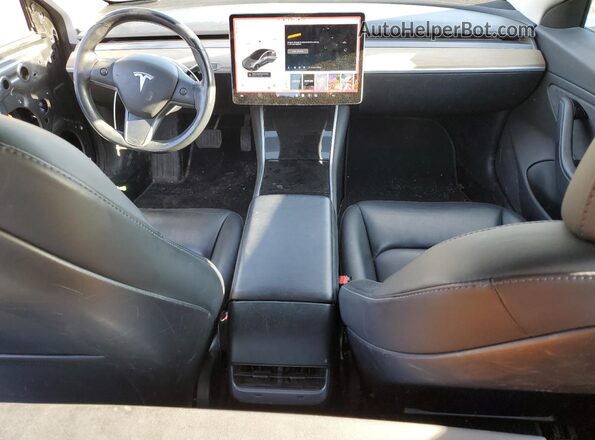 5YJ3E1EB2JF119363 2018 TESLA MODEL Угольный Вид панели приборов