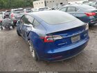 2021 Tesla Model 3 Long Range Dual Motor All-wheel Drive Blue vin: 5YJ3E1EB5MF981321