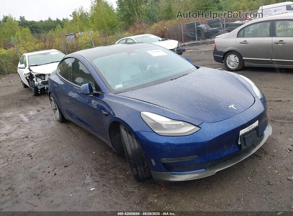 5YJ3E1EB5MF981321 2021 TESLA MODEL 3 Blue Przód prawy