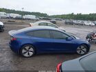 2021 Tesla Model 3 Long Range Dual Motor All-wheel Drive Blue vin: 5YJ3E1EB5MF981321