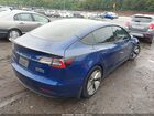 2021 Tesla Model 3 Long Range Dual Motor All-wheel Drive Blue vin: 5YJ3E1EB5MF981321