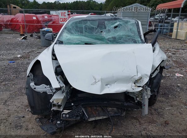 5YJ3E1EB7MF037939 2021 TESLA MODEL 3 Белый Вид задней части салона