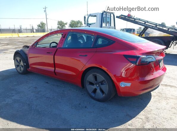 5YJ3E1EB8MF998985 2021 TESLA MODEL 3 Red Tył lewy