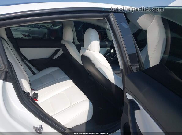 5YJ3E1EB9MF852840 2021 TESLA MODEL 3 Белый Вид задних сидений
