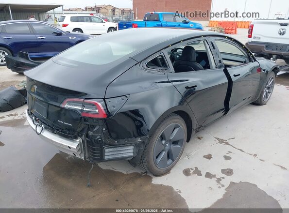 5YJ3E1EB9MF961816 2021 TESLA MODEL 3 Black Вид спереду
