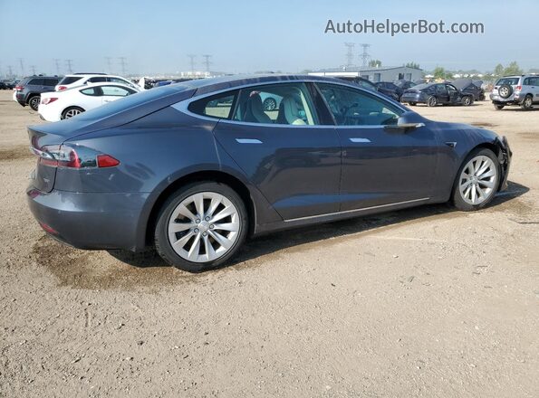 5YJSA1E20JF260245 2018 TESLA MODEL Серый Задняя правая четверть