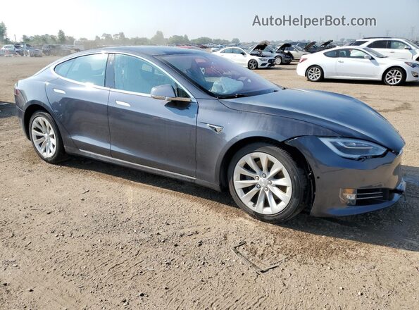 5YJSA1E20JF260245 2018 TESLA MODEL Серый Передняя правая четверть