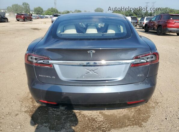 5YJSA1E20JF260245 2018 TESLA MODEL Серый Вид сзади