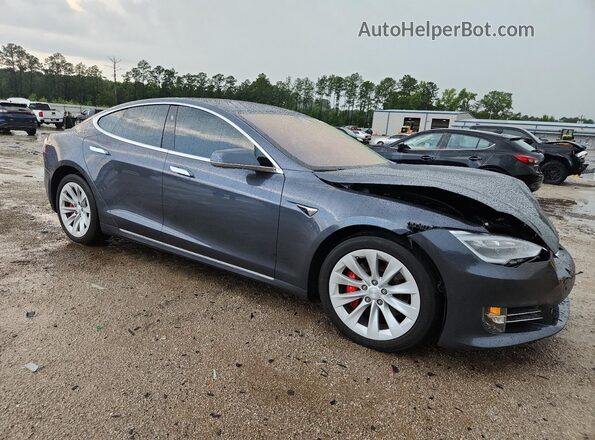 5YJSA1E44JF243076 2018 TESLA MODEL Gray Delantero derecho