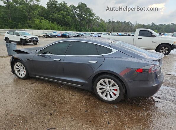5YJSA1E44JF243076 2018 TESLA MODEL Gray Trasero izquierdo