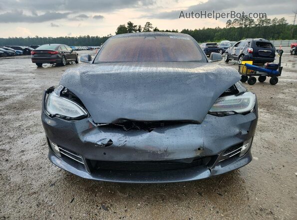 5YJSA1E44JF243076 2018 TESLA MODEL Gray Vista frontal