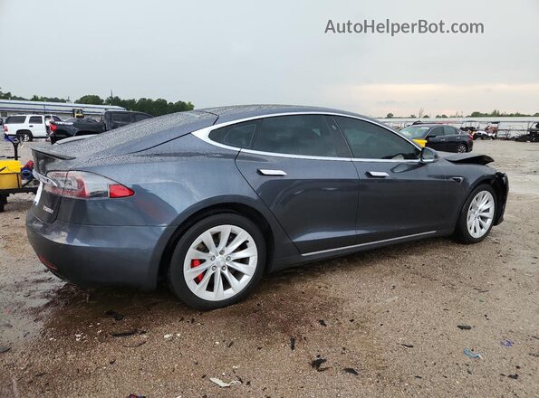 5YJSA1E44JF243076 2018 TESLA MODEL Gray Trasero derecho