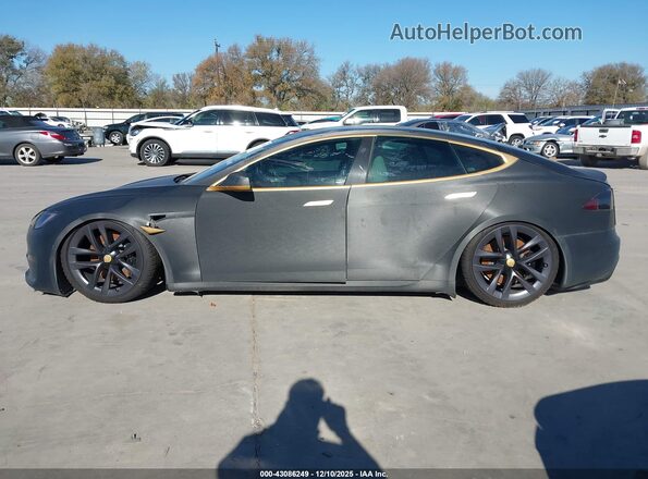 5YJSA1E56NF471420 2022 TESLA MODEL S Черный Панорамный вид салона 360°