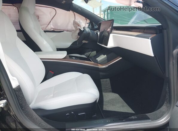5YJSA1E59PF502209 2023 TESLA MODEL S Blue წინა სალონის ხედი