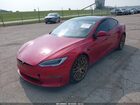 2021 Tesla Model S Plaid Tri Motor All-wheel Drive Red vin: 5YJSA1E63MF453139