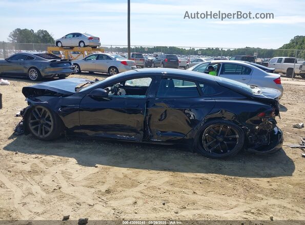 5YJSA1E64NF468525 2022 TESLA MODEL S Черный Вид задней части салона