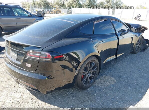 5YJSA1E64RF533525 2024 TESLA MODEL S Черный Задняя правая четверть