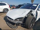 2022 Tesla Model S Plaid Tri Motor All-wheel Drive Белый vin: 5YJSA1E68NF479110