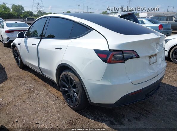 5YJYGAEE6MF192136 2021 TESLA MODEL Y White უკანა მარცხენა