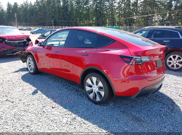 5YJYGDEE1MF196290 2021 TESLA MODEL Y Red Задня ліва чверть
