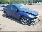 2021 Tesla Model Y Long Range Dual Motor All-wheel Drive Dark Blue vin: 5YJYGDEE2MF114261