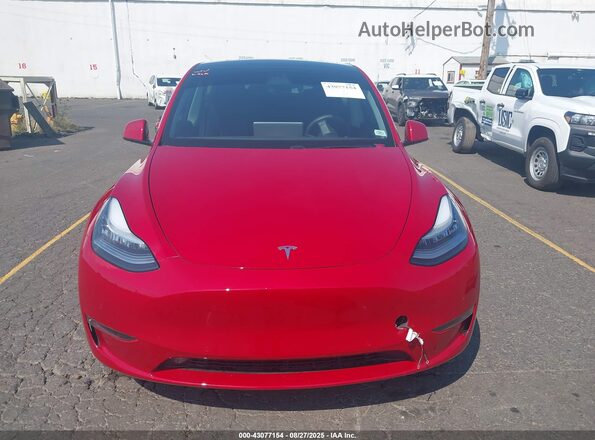 5YJYGDEE7LF030371 2020 TESLA MODEL Y Red Widok zestawu wskaźników