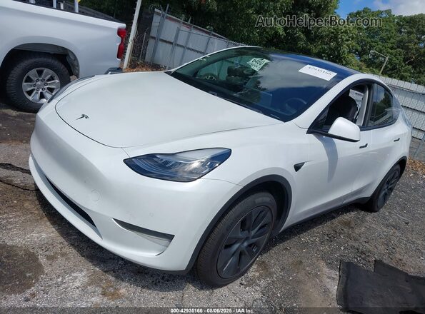 5YJYGDEE8LF036888 2020 TESLA MODEL Y Белый Передняя левая четверть