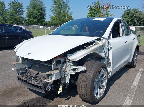 5YJYGDEE8LF044442 2020 TESLA MODEL Y Белый Вид спереди