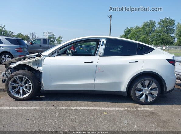5YJYGDEE8LF044442 2020 TESLA MODEL Y Белый Панорамный вид салона 360°