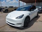 2021 Tesla Model Y Performance Dual Motor All-wheel Drive White vin: 5YJYGDEF5MF124498