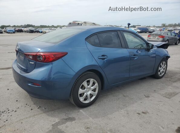 3MZBN1U74JM241059 2018 MAZDA 3 Синий Передняя правая четверть