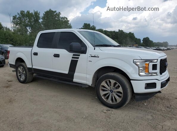 1FTEW1EPXJFB84166 2018 FORD F150 White Front view