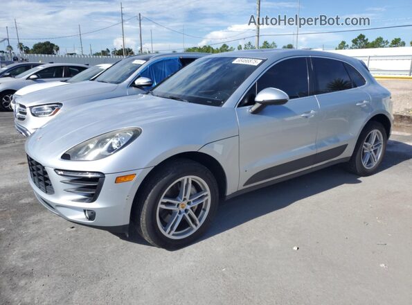 WP1AB2A52JLB36777 2018 PORSCHE MACAN Silver Trasero izquierdo