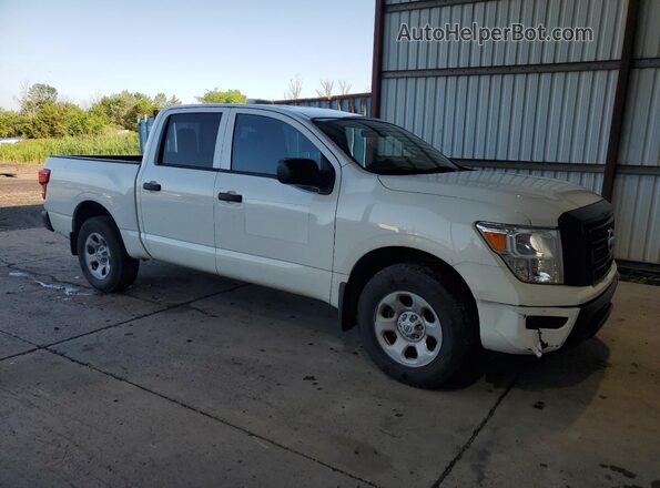 1N6AA1EC5NN107059 2022 NISSAN TITAN Белый Вид спереди