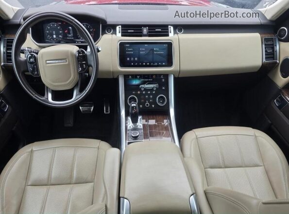 SALWR2SUXMA768XXX 2021 LAND ROVER RANGE ROVER Red Սարքավորումների վահանակի տեսք