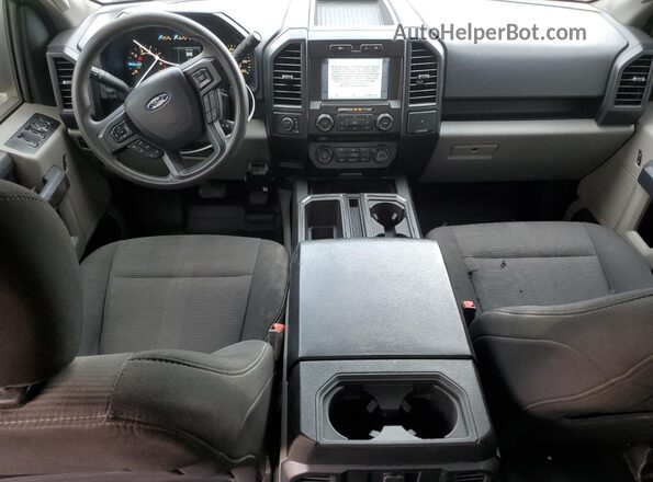 1FTEW1EPXJFB84166 2018 FORD F150 White Instrument cluster view