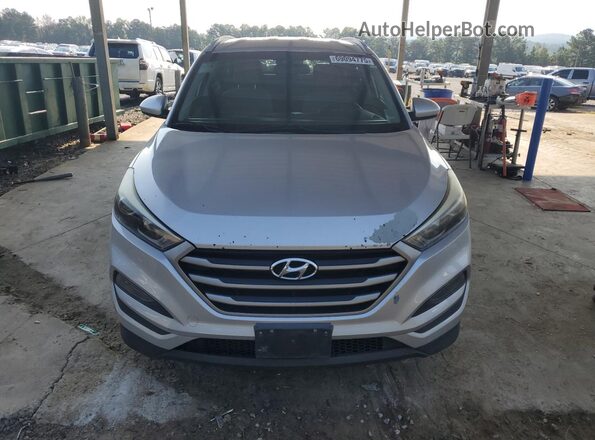 KM8J3CA44JU644122 2018 HYUNDAI TUCSON Silver Widok z tyłu
