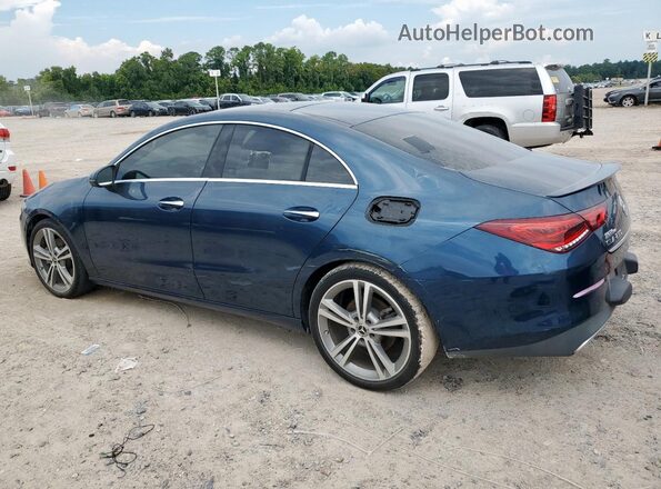 W1K5J4GB1MN165359 2021 MERCEDES-BENZ CLA-CLASS Синий Задняя правая четверть