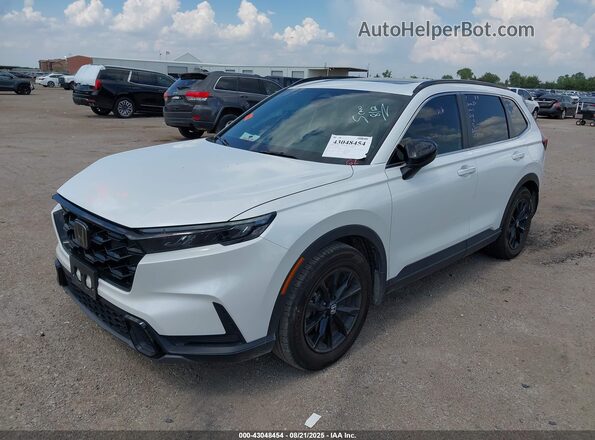 7FARS5H52RE016198 2024 HONDA CR-V HYBRID Белый Передняя левая четверть
