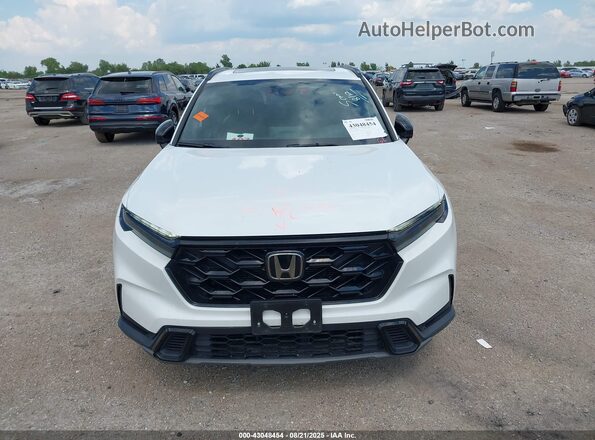 7FARS5H52RE016198 2024 HONDA CR-V HYBRID Белый Вид щитка приборов