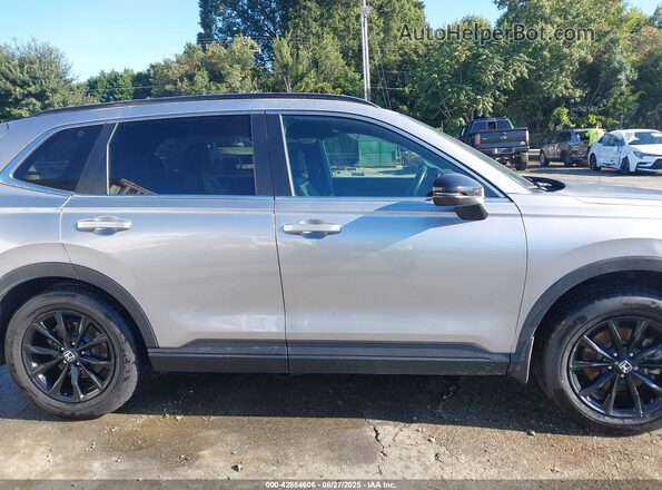 7FARS6H83RE001144 2024 HONDA CR-V HYBRID Серебряный Вид задней части салона
