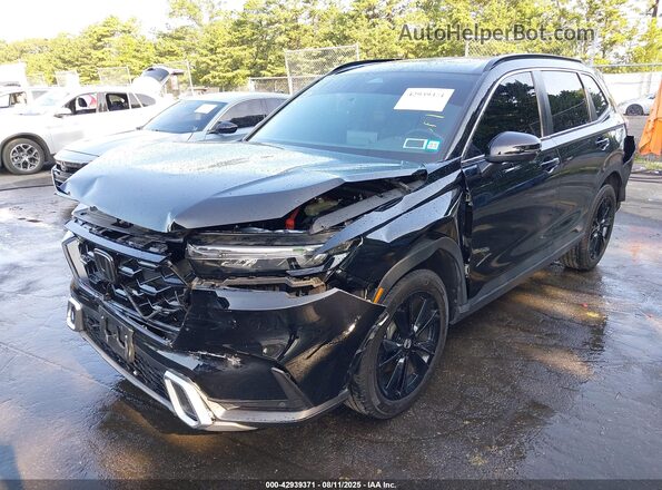 7FARS6H96PE036735 2023 HONDA CR-V HYBRID Black Դիմացի տեսք