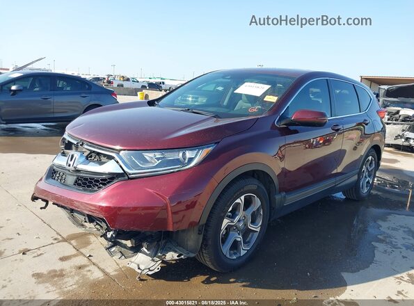7FARW1H83JE024984 2018 HONDA CR-V Burgundy წინა მარცხენა ხედი სამი მეოთხედიდან
