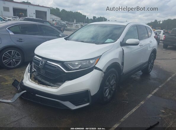 7FARW2H88ME002067 2021 HONDA CR-V White წინა მარცხენა ხედი სამი მეოთხედიდან