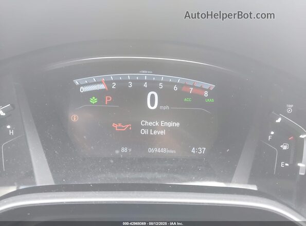 7FARW2H88ME002067 2021 HONDA CR-V White უკანა სავარძლების ხედი