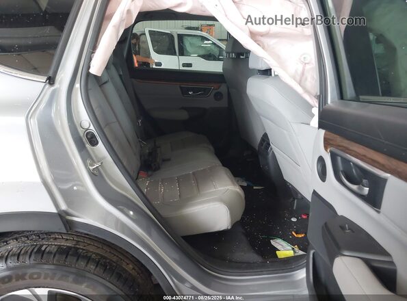 7FARW2H89JE005765 2018 HONDA CR-V Gray Вид наклейки з VIN-кодом