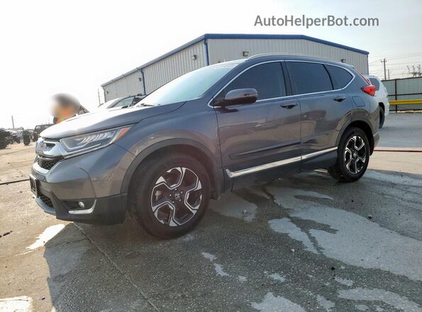 7FARW2H94JE045406 2018 HONDA CR-V Charcoal Передня ліва чверть