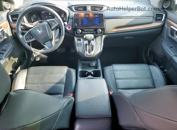 7FARW2H94JE045406 2018 HONDA CR-V Charcoal Вид панелі приладів
