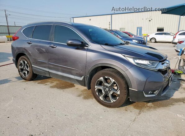 7FARW2H94JE045406 2018 HONDA CR-V Charcoal Передня права чверть