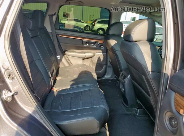 7FARW2H94JE045406 2018 HONDA CR-V Charcoal Вид задніх сидінь